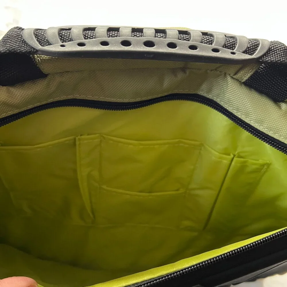 Pacsafe Anti-theft CourierSafe 100 messenger bag in sage green